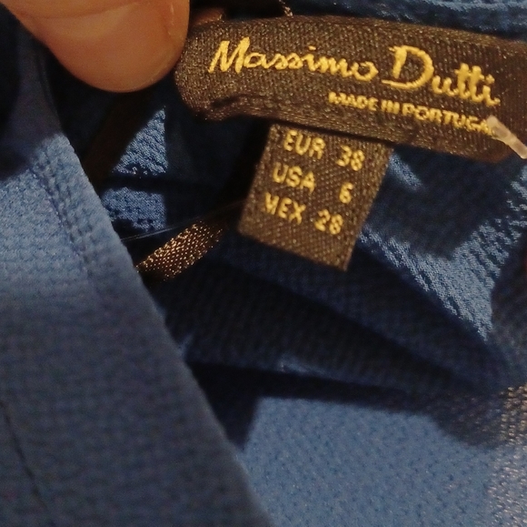 Blue blouse, NEW! size 6 - Picture 4 of 5